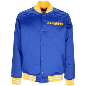 Mitchell & Ness, Jassen, Heren, Blauw, S, Polyester, Los Angeles Rams Bomberjack NFL