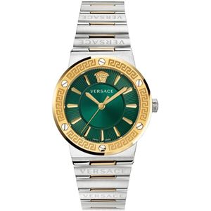 Versace, Horloge Greca Logo Vevh 00720 Grijs, Dames, Maat:ONE Size