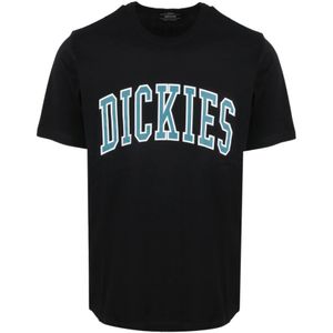 Dickies, Tops, Heren, Zwart, XL, Katoen, Maxi Logo Jersey T-shirt