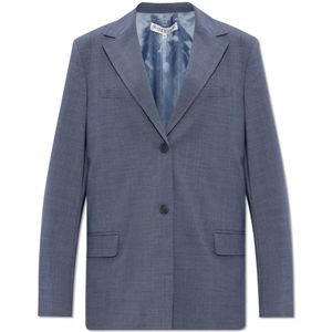 JW Anderson, Wollen blazer Blauw, Dames, Maat:S