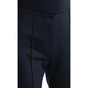 Marc Cain, Broeken, Dames, Blauw, L, Midnight Blue Slim-Fit Cropped Broek