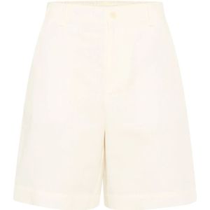 Part Two, Korte broeken, Dames, Beige, M, Shorts met hoge taille en zakken in Tofu