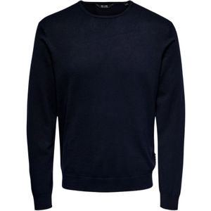 Only & Sons, Truien, Heren, Blauw, 2Xl, Stijlvolle Gebreide Trui