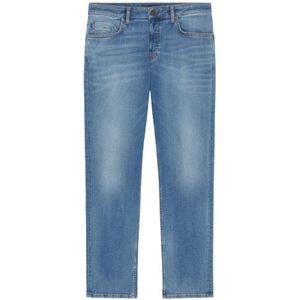 Marc O'Polo, Jeans, Heren, Blauw, W30 L30, Katoen, Regular Fit Katoenmix Denim Jeans