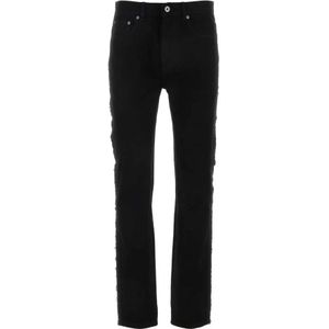 JW Anderson, Jeans, Heren, Zwart, L, Denim, Zwarte denim jeans - Stijlvol en trendy