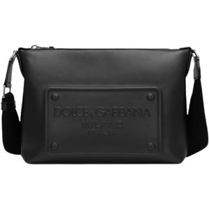 Dolce & Gabbana, Tassen, Heren, Zwart, ONE Size, Cross Body Bags