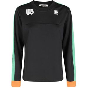 Wales Bonner, Sweatshirts & Hoodies, Dames, Veelkleurig, S, Lange Mouw T-shirt