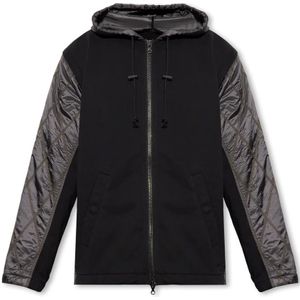 Diesel, Sweatshirts & Hoodies, Heren, Zwart, M, Katoen, ‘J-Rombe’ hoodie