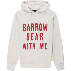Barrow, Sweatshirts & Hoodies, unisex, Wit, M, Katoen, Hoodie met letterprint