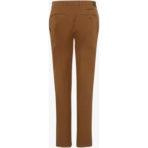 Brax, Broeken, Heren, Bruin, W36 L30, Moderne pasvorm Chino broek met Hi-Flex vezels