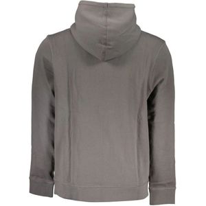 Hugo Boss, Sweatshirts & Hoodies, Heren, Grijs, 3Xl, Grijze hoodie met logo