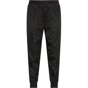 Hugo Boss, Zwarte Joggingbroek Zwart, Heren, Maat:2XL