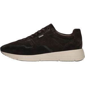 Greve, Schoenen, Heren, Bruin, 41 EU, Leer, Bruine Leren Sneakers Walker H