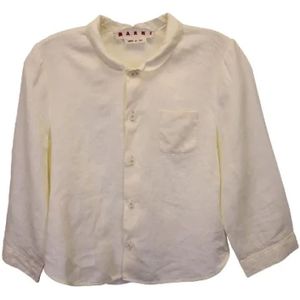 Marni Pre-owned, Pre-owned, Dames, Beige, S, Pre-owned Fabric tops