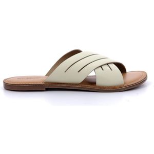 Kickers, Comfortabele Kick Day Mules Beige, Dames, Maat:40 EU