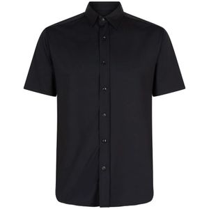 Radical, Overhemden, Heren, Zwart, XL, Reis korte mouw blouse zwart