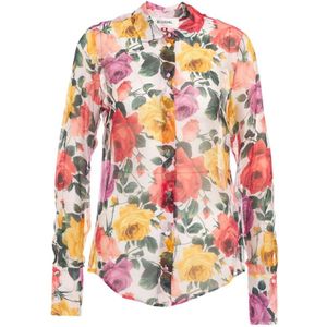 Blugirl, Blouses & Shirts, Dames, Veelkleurig, M, Blouse met bloemenprint