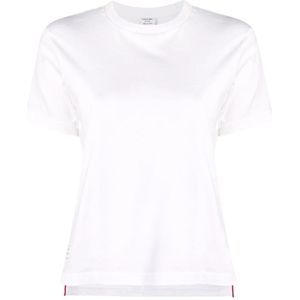Thom Browne, Tops, Dames, Wit, XS, Katoen, Thom Browne T-shirts en polos