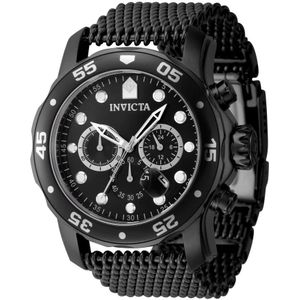 Invicta Watches, Accessoires, Heren, Zwart, ONE Size, Pro Diver Quartz Horloge - Zwarte Wijzerplaat