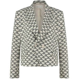 Jane Lushka, Blazers Veelkleurig, Dames, Maat:2XL