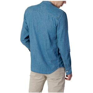 Peuterey, Overhemden, Heren, Blauw, 3Xl, Katoen, Blauw katoenen herenshirt