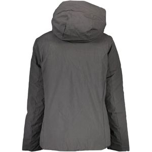 North Sails, Jassen, Heren, Zwart, XS, Polyester, Elegante Zwarte Hoodie met Stijlvolle Applicaties