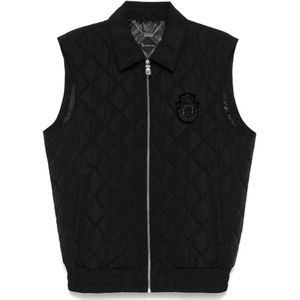 Billionaire, Jassen, Heren, Zwart, 4Xl, Stijlvolle Blauwe Vest voor Mannen