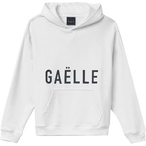 Gaëlle Paris, Sweatshirts & Hoodies, Heren, Wit, S, Witte Sweater Minimalistisch Ontwerp