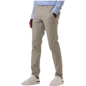 Alberto, Broeken, Heren, Grijs, W33 L32, Heren Chino Broek - Grijs