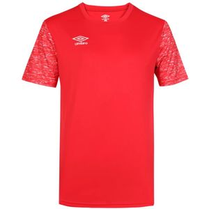 Umbro, Tops, Heren, Rood, M, Polyester, Teamwear Polyester Sportshirt