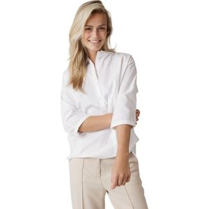 By-Bar, Blouses & Shirts, Dames, Wit, XL, Katoen, BY BAR Norel Poplin Blouse 001 White