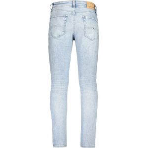 Tommy Hilfiger, Jeans, Heren, Blauw, W28 L32, Denim, Slim Fit Denim Jeans Blauw Geborduurd