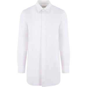 Jil Sander, Overhemden, Heren, Wit, L, Katoen, Blouses Shirts