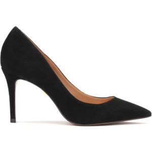 Kazar, Schoenen, Dames, Zwart, 40 EU, Suède, Zwarte Suède Elegante Pumps