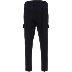 PT Torino, Broeken, Heren, Blauw, L, Nylon, Midnight Blue Viscose Blend Joggers