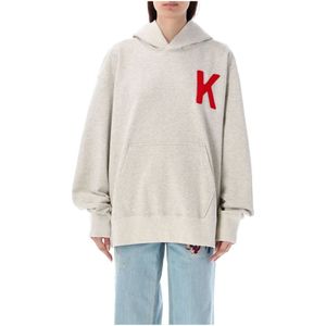 Kenzo, Hoodies Grijs, Dames, Maat:M