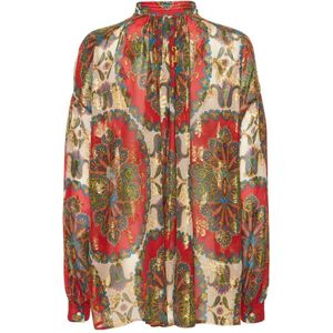 Etro, Blouses & Shirts, Dames, Veelkleurig, S, Chiffon, Shirt