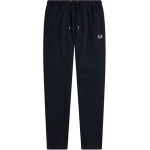 Fred Perry, Broeken, Heren, Blauw, L, Katoen, Fred Perry Loopback-Broek