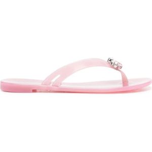 Casadei, Roze Sandalen met Kristallen Versiering Roze, Dames, Maat:39 EU