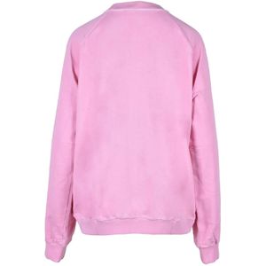 Dsquared2, Sweatshirts & Hoodies, Dames, Roze, M, Katoen, Maglia