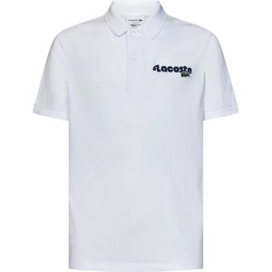 Lacoste, Polo Shirts Wit, Heren, Maat:M