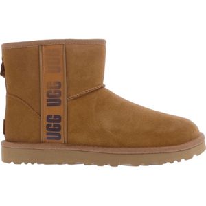 Ugg, Schoenen, Dames, Beige, 37 EU, Dames Classic Mini Side Logo Chestnu