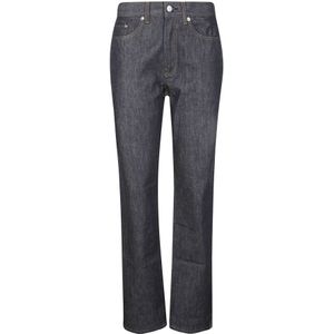Helmut Lang, Jeans, Dames, Blauw, W26, Denim, Straight Jeans
