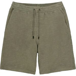 Nn07, Bouclé Loop Shorts Groen, Heren, Maat:S