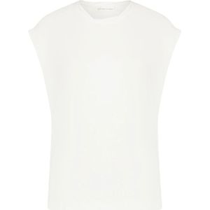 Jane Lushka, Tops, Dames, Wit, 2Xl, Maria Logo T-Shirt | Wit