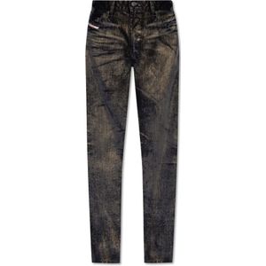 Diesel, Jeans, Heren, Zwart, W31, Katoen, 2019 D-Strukt-S3 jeans