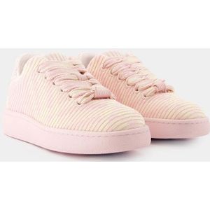 Burberry, Schoenen, Dames, Roze, 38 EU, Katoen, Sneakers