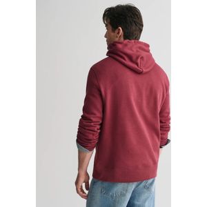 Gant, Sweatshirts & Hoodies, Heren, Rood, L, Katoen, Grafische hoodie met kangoeroezak