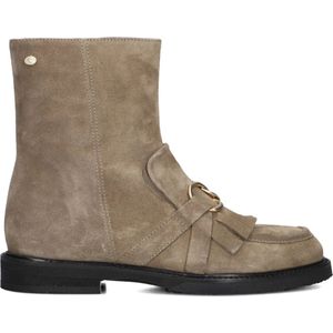 Fred De La Bretoniere, Schoenen, Dames, Beige, 36 EU, Suède, Paris Hay Suède Enkellaarzen