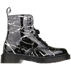 Dr. Martens, Schoenen, Dames, Zwart, 40 EU, Leer, Lakleren Laarzen